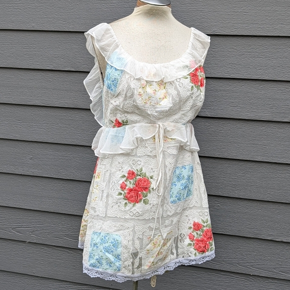 FOR LOVE & LEMONS aviana vintage style mini dress S - Picture 4 of 14